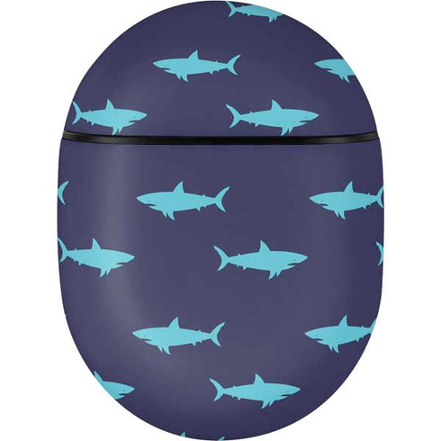 Shark Print Google Pixel Buds Skin